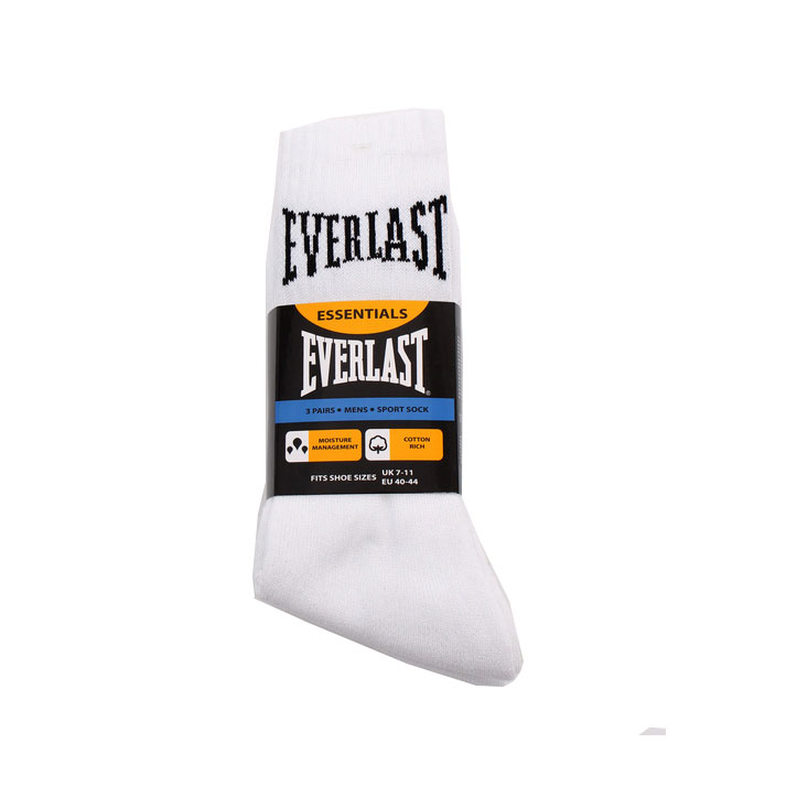 Everlast Носки Tbc/Серый белый черный/Хлопок-полиестер