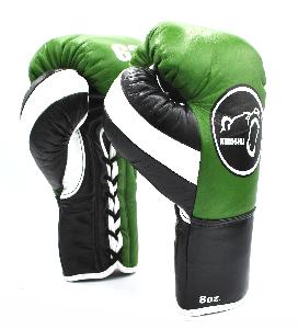Kiboshu Боксерские перчатки PROF IV Зеленые