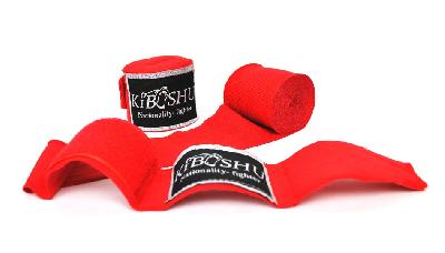Kiboshu Бинты боксерские Красные