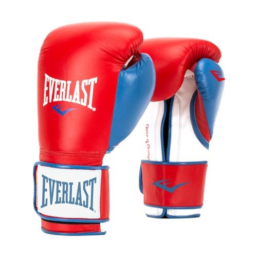 Everlast Боксерские перчатки Powerlock PU Красный с синим