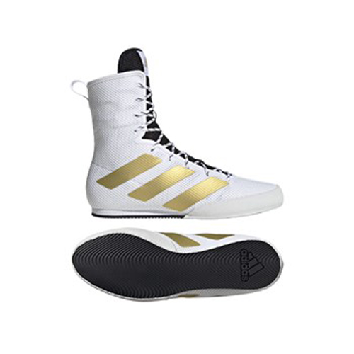 Adidas Боксерки BOX HOG 3 Белый с золотом