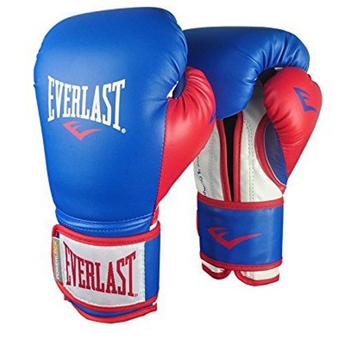Everlast Боксерские перчатки Powerlock PU Синий с красным