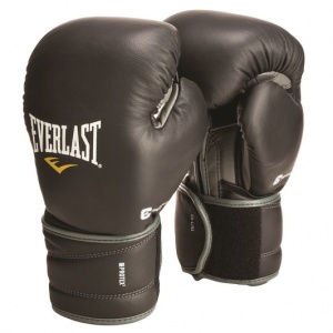Everlast Боксерские перчатки  Protex2 Leather/Черный/Кожа