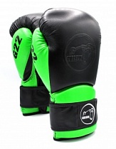 Kiboshu Боксерские перчатки G22 Черный с зеленым