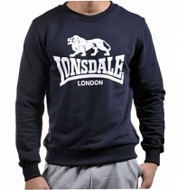 Lonsdale Толстовка c Логотипом на груди Темно-синяя