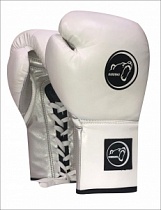 Kiboshu Боксерские перчатки PROF IV Белый с серым