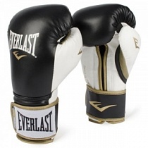 Everlast Боксерские перчатки Powerlock PU Черный с белым